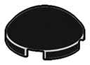 Tile 2 x 2 round dome in Grey, Charcoal