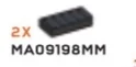 Tile, Modified 1 x 2 w/ 5 Lateral Notches in Gray, Dark (Metallic)