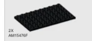 Plate 6 x 10 in Black