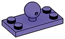 Plate 2 x 4 with ball joint, medium