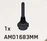 Antenna 3H, type 01 in Gray, Dark (Metallic)