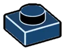 Plate 1 x 1 - Type 03 in Blue, Midnight