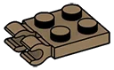 Plate Modified 2 x 2 with horizontal clips