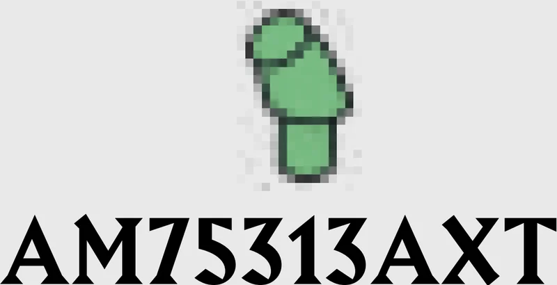Body part: horn/tooth, small & blunt on small pin in Green, Vertigris (Sand Green)