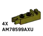 Weapon, Missile: launcher 1 x 1 x 3, friction launcher in Green, Olive Drab (Infinite Green) (Metallic)
