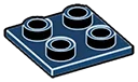 Tile 2 x 2 inverse in Blue, Midnight