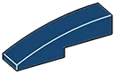Slope 25 1 x 4 curved in Blue, Midnight