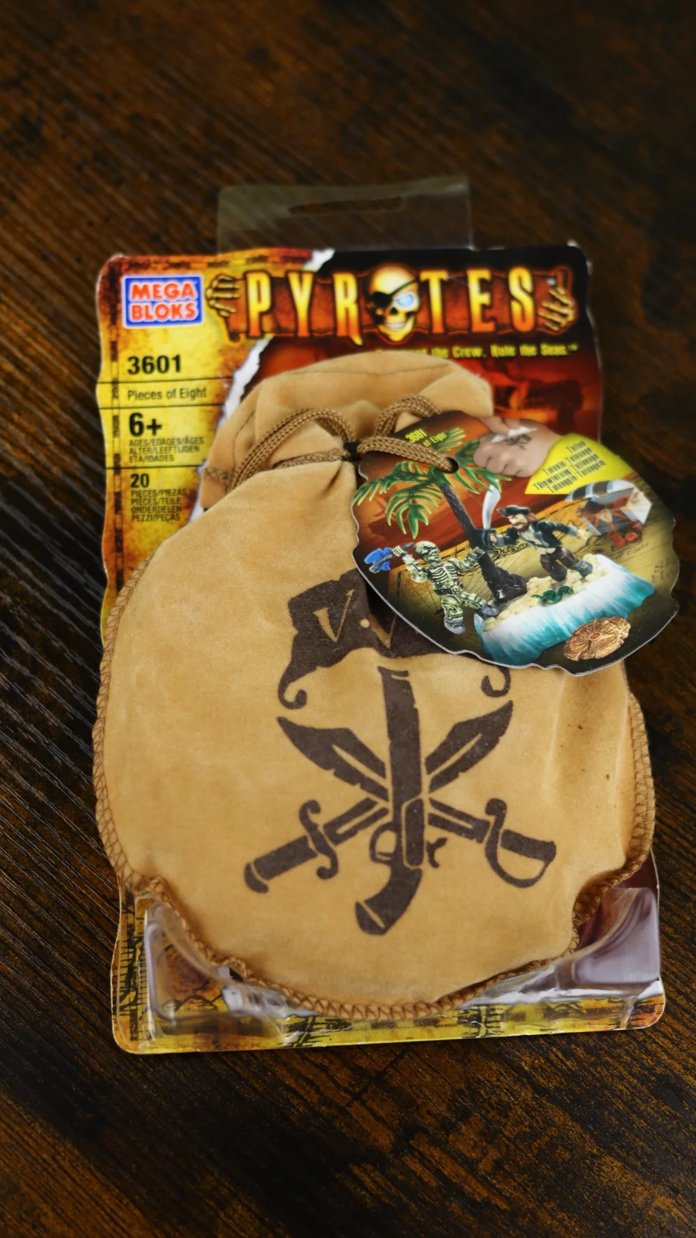 Original packaging for 3601 Pieces of Eight