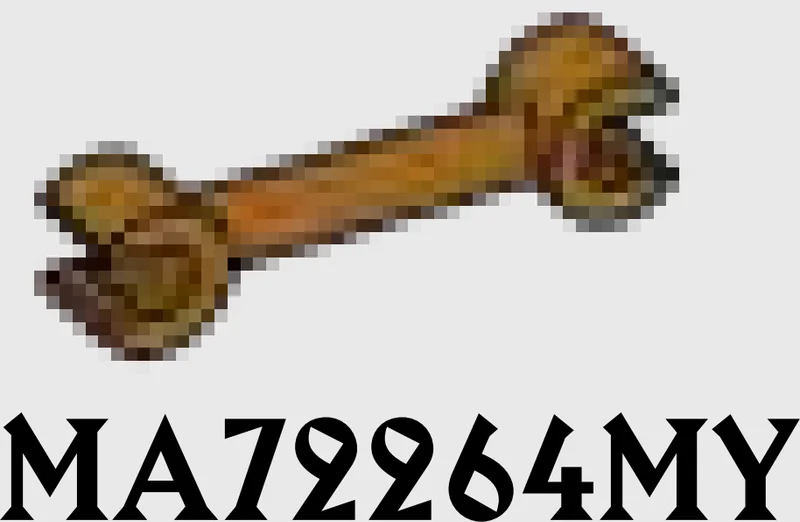 Connector: clip, small double-sided 1 x 4 in Brown, Caramel