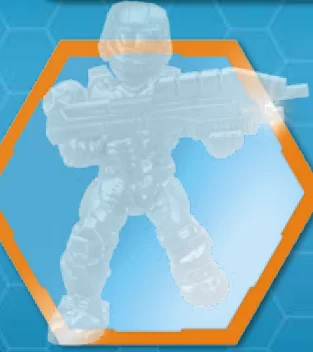 Figure, Halo: (Series 1) Spartan VI - Active Camo Clear (Old Articulation)