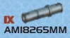 Connector: axle 3 studs long in Gray, Dark (Metallic)
