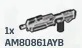 Firearm: UNSC MA40 Assault Rifle without Ammo Readout in Gray, Dark Charcoal