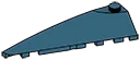Slope brick 2 x 7 with tapered round point, left