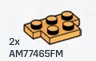 Plate 2 x 3 T-shape in Orange, Florida