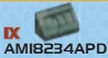 Slope brick 45 2 x 1 with open grooves on slope, left in Green, Jungle (Camo)