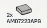 Tile 1 x 1 in Gray, Steel
