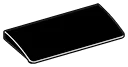 Slope tile 4 x 2 in Black