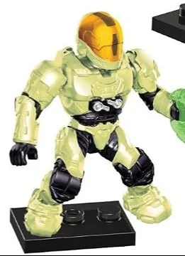 Figure, Halo: UNSC Spartan EVA, glow in the dark zombie