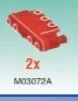 Hinge brick 4 x 1 x 5 horizontal, part 02 of 03 in Red