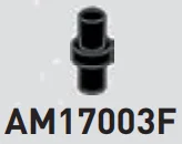 Connector: pin, small in Black