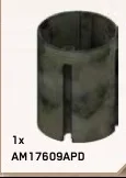 Cylinder 4 x 4.33 x 4 hollow with turntable mount in Green, Jungle (Camo)