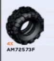 Wheel: Warthog in Black