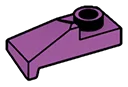 Slope plate 1 x 2 right with overhanging lip in Magenta, Rich
