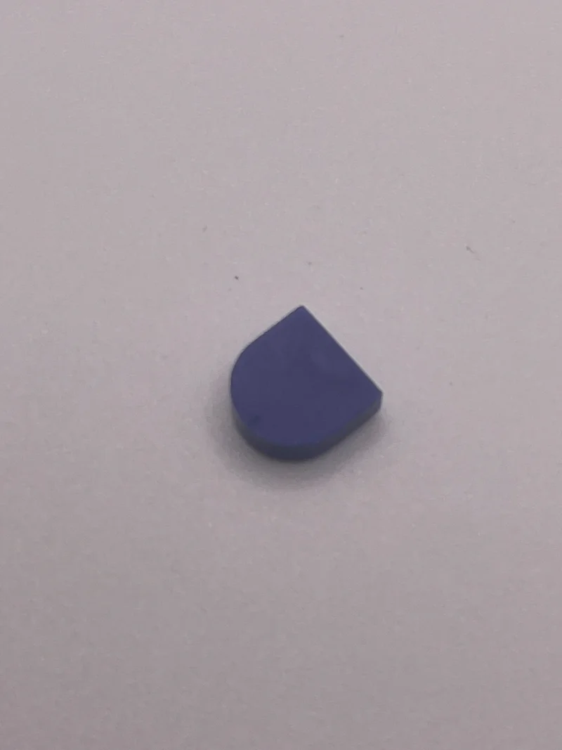 Tile 1 x 1 half-round in Purple, Rich