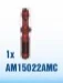 Minifig Accessory: Tool screwdriver in Red, Flame