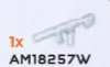 Weapon, Firearm: UNSC Submachine Gun with silencer in Clear (Translucent)