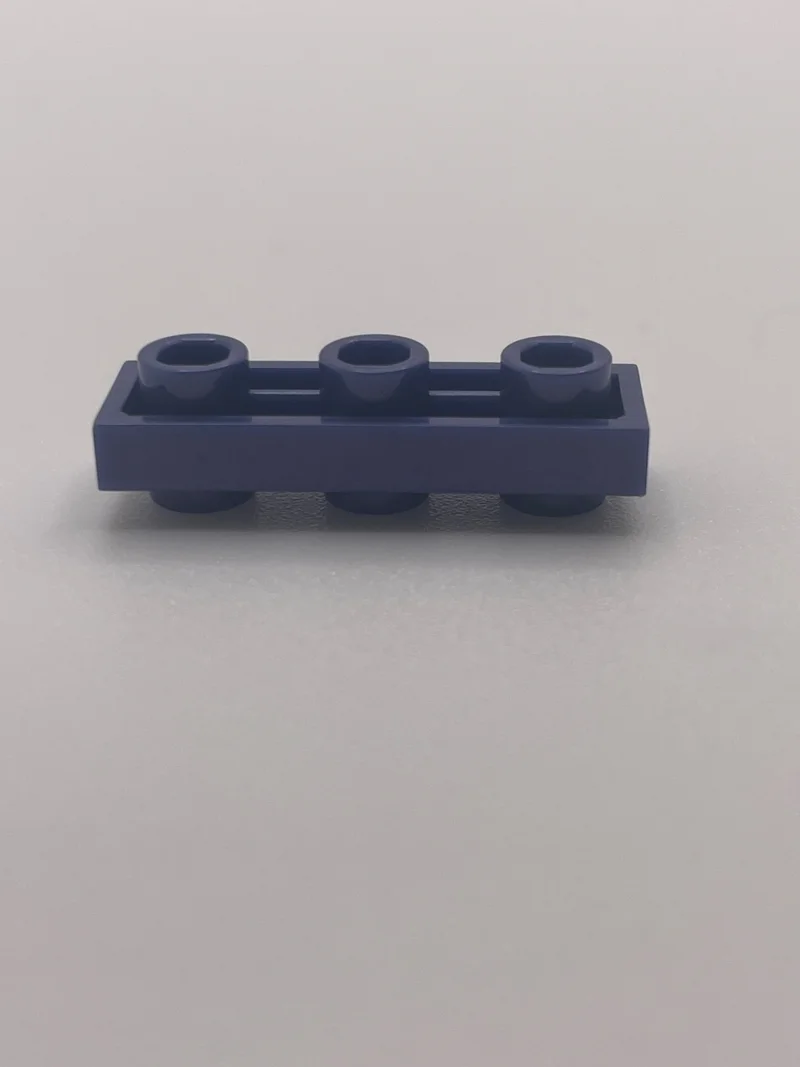 Plate 1 x 3 Connector: male:male in Purple, Rich