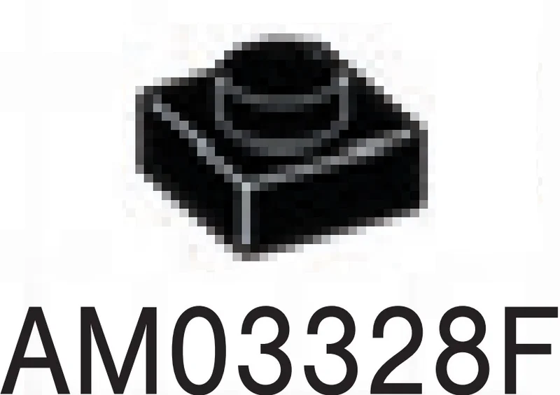 Plate 1 x 1 - Type 03 in Black
