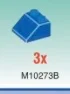 Slope brick 45 2 x 2 in Blue