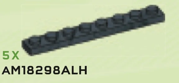 Plate 1 x 8 in Gray, Dark (Camo)