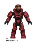 Figure, Halo: Spartan Mark V - Red (Designer Series Scorpion)
