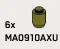 Brick Round 1 x 1 with Solid Stud in Green, Olive Drab (Infinite Green) (Metallic)