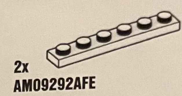 Plate 1 x 6