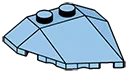 Slope brick 45 4 x 4 double / 33, right in Blue, Deep Pastel