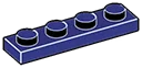 Plate 1 x 4