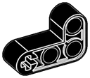 Tech: beam 2 x 3 elbow 90 in Black
