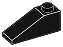 Slope brick 33 1 x 3 in Grey, Charcoal