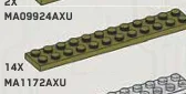 Plate 2 x 12 in Green, Olive Drab (Infinite Green) (Metallic)