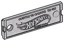 Custom '68 Camaro metal key tag
