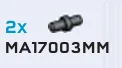 Connector: pin, small in Gray, Dark (Metallic)