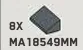 Slope 36 2 x 1 in Gray, Dark (Metallic)
