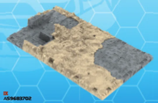 Halo Battlescape I - Desert Terrain in Sand, Dark (Camo)
