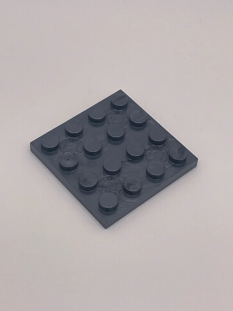 Plate 4 x 4 in Gray, Dark (Camo)