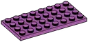 Plate 4 x 8 in Magenta, Rich