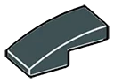 Slope 1 x 1 x 2 two-thirds height with curved slope