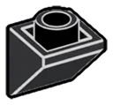 Slope Inverted 45 1 x 1 inverse in Gray, Dark Charcoal
